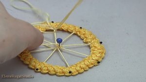 Румынское кружево. Круглый элемент Урок 170