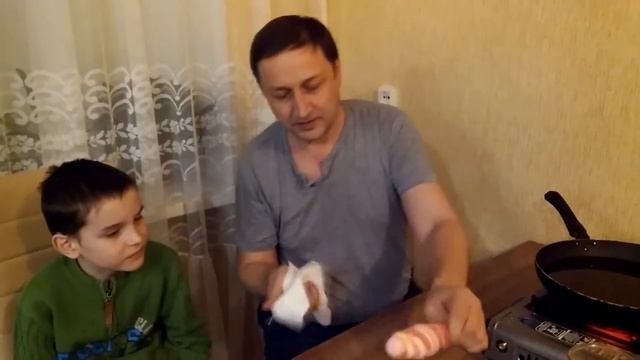 Как приготовить корн дог.