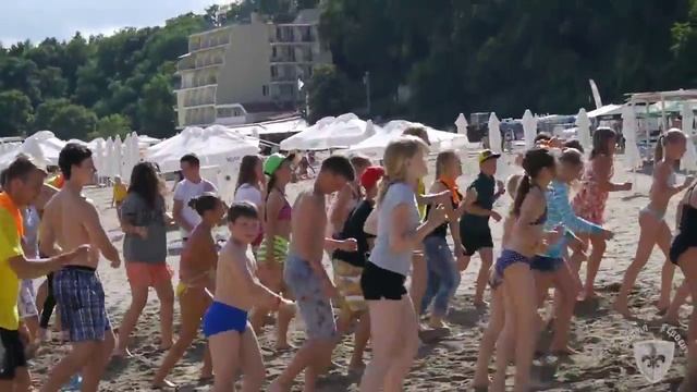 Лагерь Земля Героев. Болгария 2015. Аниматорский танец. Флешмоб