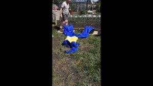 Как надуть аэромен.