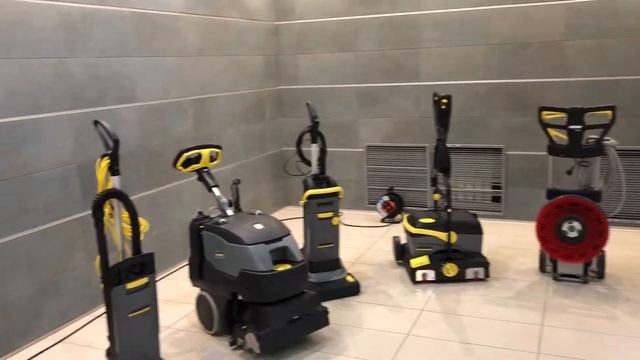 Уборочное оборудование для профессионального клининга компании 