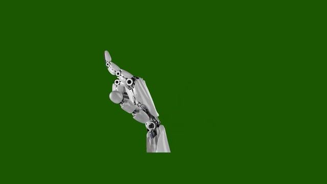 ФУТАЖ ( РУКА РОБОТА ) НА ЗЕЛЕНОМ ФОНЕ-ХРОМАКЕЙ смотреть онлайн