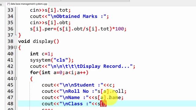 data base management system project in c++ part 3: Urdu Hindi смотреть онлайн