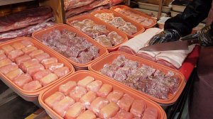 Оно такое хрустящее!! Сырная свиная котлета с  сыром, жареным перцем/корейская уличная еда.