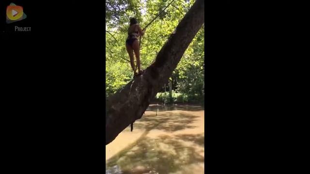 Девушка упала с тарзанки. Видео 2016 смотреть онлайн