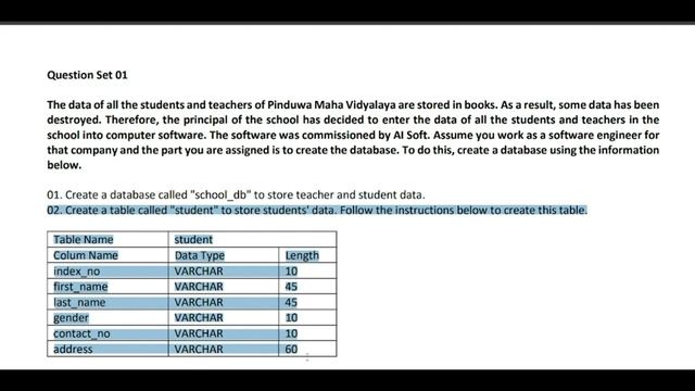 Question Set 01 | Database Management System | Java Institute смотреть онлайн