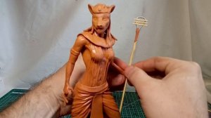 Бастет, Богиня Египта скульптура || Bastet Goddess of Egypt sculpting