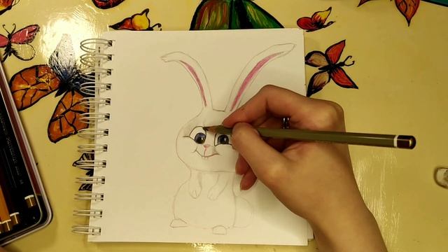 Рисовать легко/релакс/мой скетчбук/простые карандаши /мультик/easy/relax/art drawing/rabbit смотреть онлайн