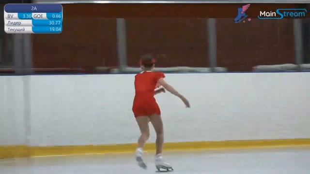 Anastasia Zinina(2007), SP, 2020.02.17 Championships "Defender of the Fatherland Day" смотреть онлайн