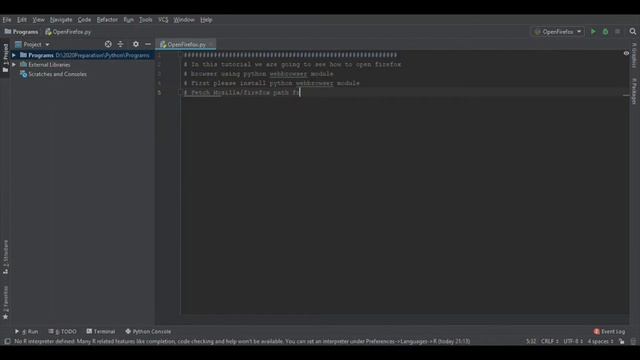 How to open firefox using python webbrowser