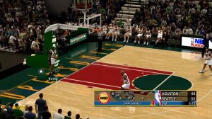 NBA 2K Houston Rockets '95 vs Seattle SuperSonics '96 - Clyde the Glide vs The Glove!