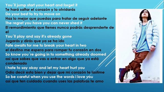 I love you Aidan Gallagher sub esp inglés смотреть онлайн