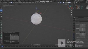 Сделал новогодний шарик! В блендер