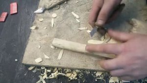 Как сделать пистолет из дерева  часть 1 Wood carving Wooden Gun