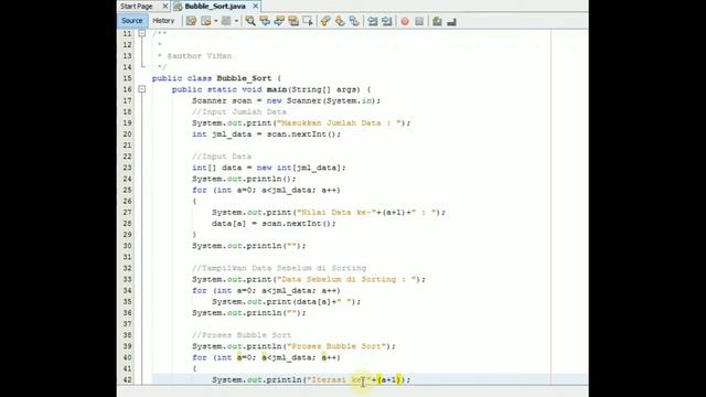 Bubble Sort in Java (Sorting) Part 2