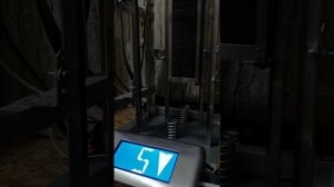 Макет лифта OTIS DCS-220M, OVF. Вид из приямка.