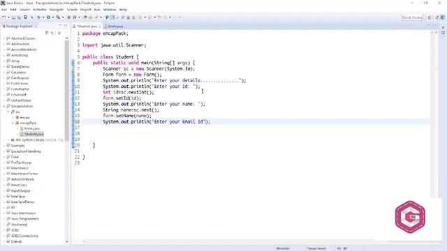 Encapsulation-Part 2 | Graphic 66 | Java Course | Java Course Hindi | Java Language