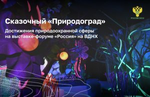 Павильон "Природоград" на выставке-форуме «Россия» на ВДНХ