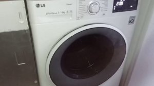 LG Washer dryer 7/4 kg F2J6HG0W Cotton 40.c + "Standart" dry Final Spin