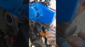 Легкий запуск культиватора Крот 2Т с магнето Комета МБ-01-03