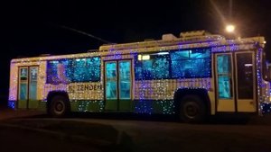 Новогодний троллейбус в Ставрополе