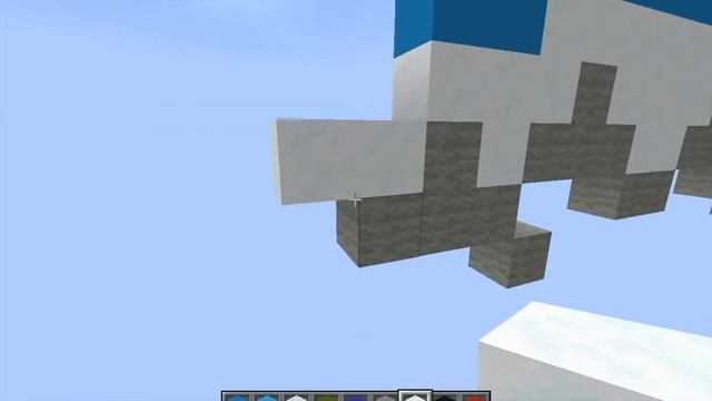 Making Gawr Gura Pixel Art In Minecraft Creative смотреть онлайн