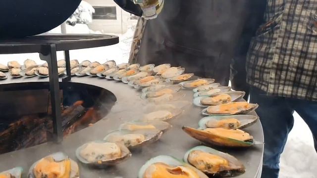МОРЕПРОДУКТЫ МИДИИ ЛАНГУСТИНЫ КРЕВЕТКИ ОСЬМИНОЖКИ ЖАРЕНЫЕ НА ГРИЛЕ ЭЛЬБРУС РЕЦЕПТЫ СЮФ