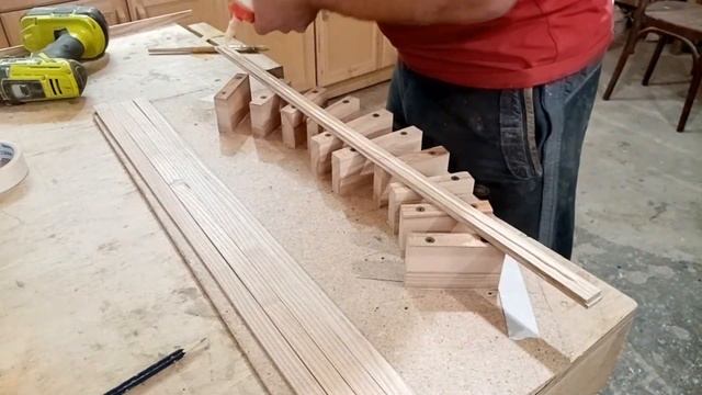 Полка для икон из массива ясеня. Деревообработка. Shelf for icons made of solid ash. смотреть онлайн