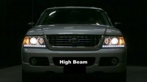 SPECDTUNING INSTALLATION VIDEO: 2002-2005 FORD EXPLORER 1PC LED HALO PROJECTOR HEADLIGHTS