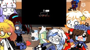 Undertale reacts to sans battle but I want to die||gacha club