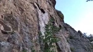 Гусиноозерск скалы / Падение со скалы