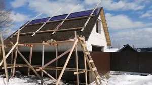 ДВУХСКАТНАЯ КРЫША, МЯГКАЯ ЧЕРЕПИЦА ШИНГЛАС, 2ЧАСТЬ ОКОНЧАНИЕ