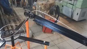 Полуавтоматический станок сетки рабица