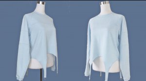 Как сшить свитшот с изюминкой без выкройки и заморочек?