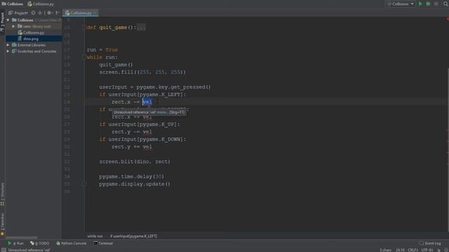 Collisions in Pygame! смотреть онлайн