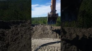 Обваловка на экскаваторе HYUNDAI 220