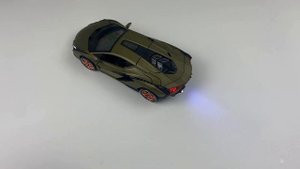 Машинка игрушка детская металлическая с имитацией дыма и звука Lamborghini. Инерционный Ламборджини