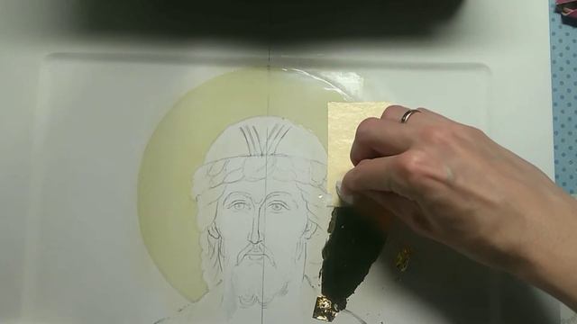 Золочение нимба. Часть1. смотреть онлайн