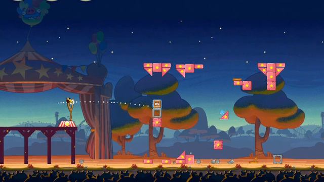 Angry Birds Seasons Abra-Ca-Bacon 2-15 Прохождение на 3 Звезды смотреть онлайн