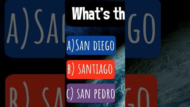 What's the capital city of Chile? #shorts #countriesoftheworld #capitalcities #spanish #quiz