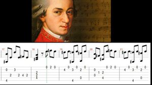 For easy guitar.  W. A. Mozart  - Waltz (+ Tabs)