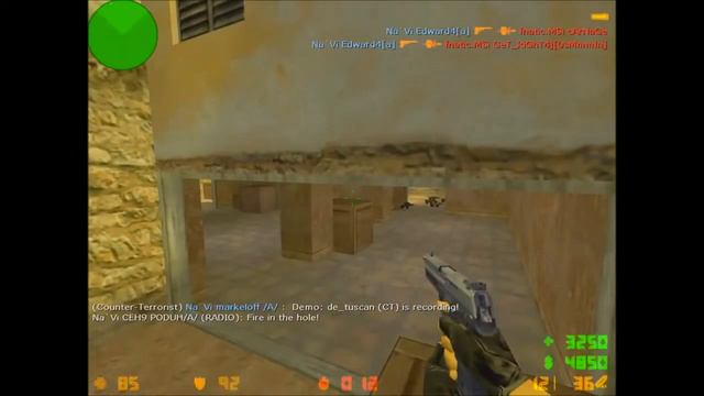 Edward Cs 1.6. Эйс в голову с USP