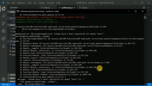 #3 - saving user to database | react native with node js in hindi смотреть онлайн
