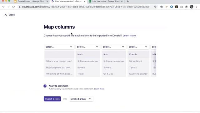 How to structure data in Dovetail using import смотреть онлайн
