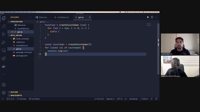 Async iterators in JavaScript and Node.js with Luciano Mammino