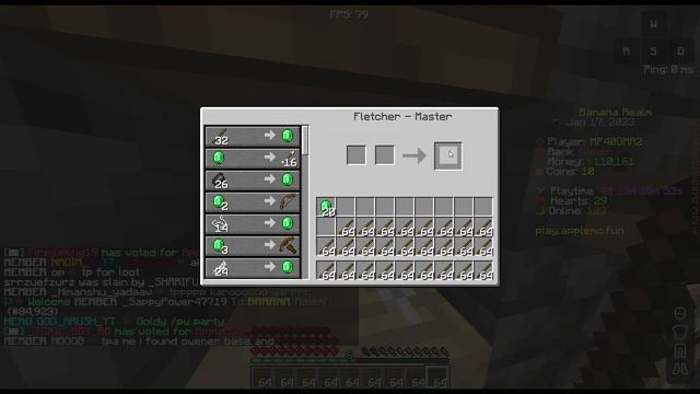Get INFINITE MONEY!!! in play.applemc.fun