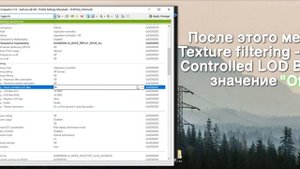 ВИЗУАЛЬНОЕ ПРЕИМУЩЕСТВО! УПРОЩЕННЫЕ ТЕКСТУРЫ И ПАРТИКЛЫ! NVIDIA INSPECTOR