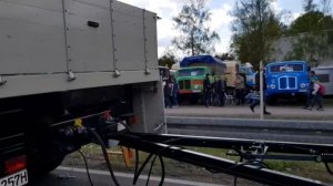 Ретро выставка транспорта времён ГДР.