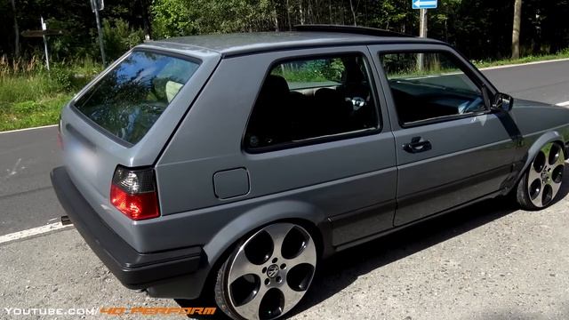 VW Golf MK2 VR6 - Sound Acceleration Onboard смотреть онлайн