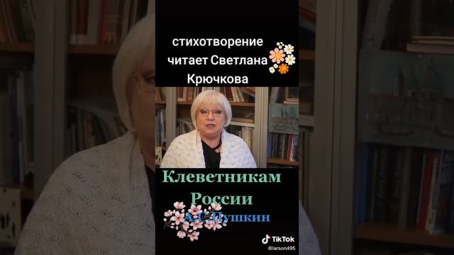 #клеветникамроссии #россия #пушкин #стихи #назлобудня #читаетсветланакрючкова